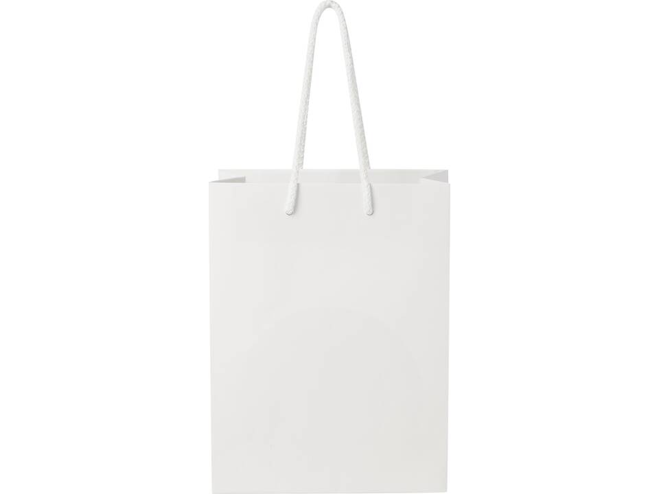 Handgemaakte integra papieren tas met plastic handgrepen - medium 2