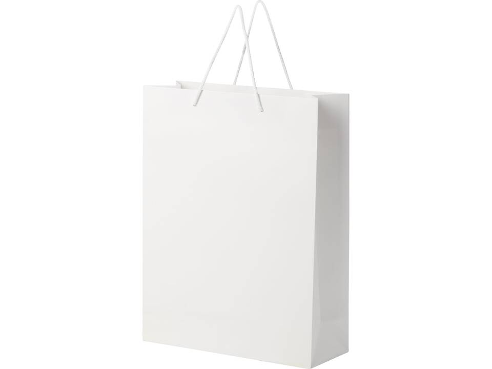 Handgemaakte integra papieren tas met plastic handgrepen - XL 3