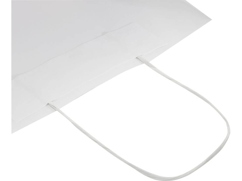 Tas van kraftpapier met gedraaide handgrepen - S 6