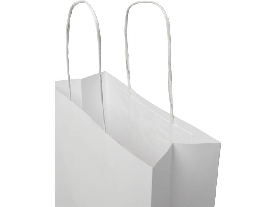 Tas van kraftpapier met gedraaide handgrepen - M 5