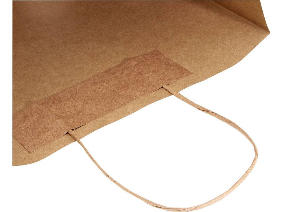 Tas van kraftpapier met gedraaide handvaten - L 14