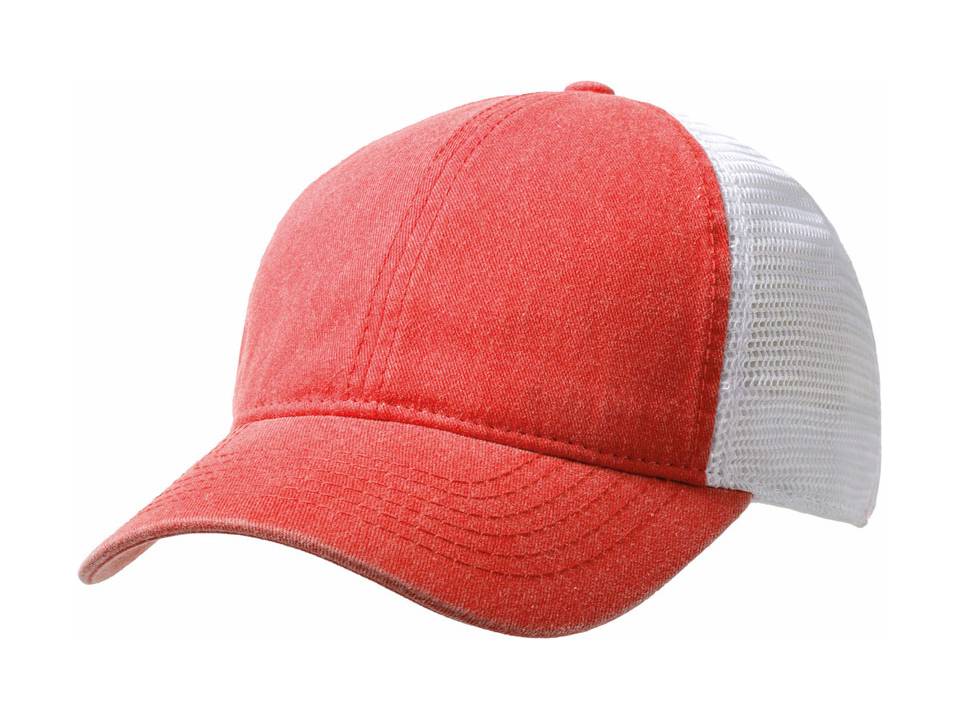 Washed Cotton Soft Mesh Trucker Cap 2