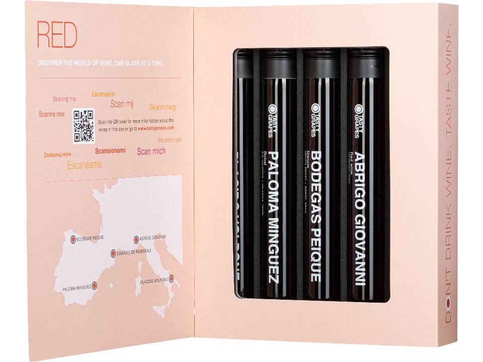 WijnTube Giftbox Rood 4