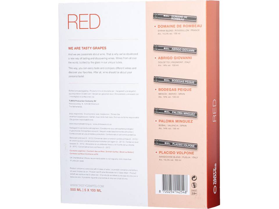 WijnTube Giftbox Rood 2