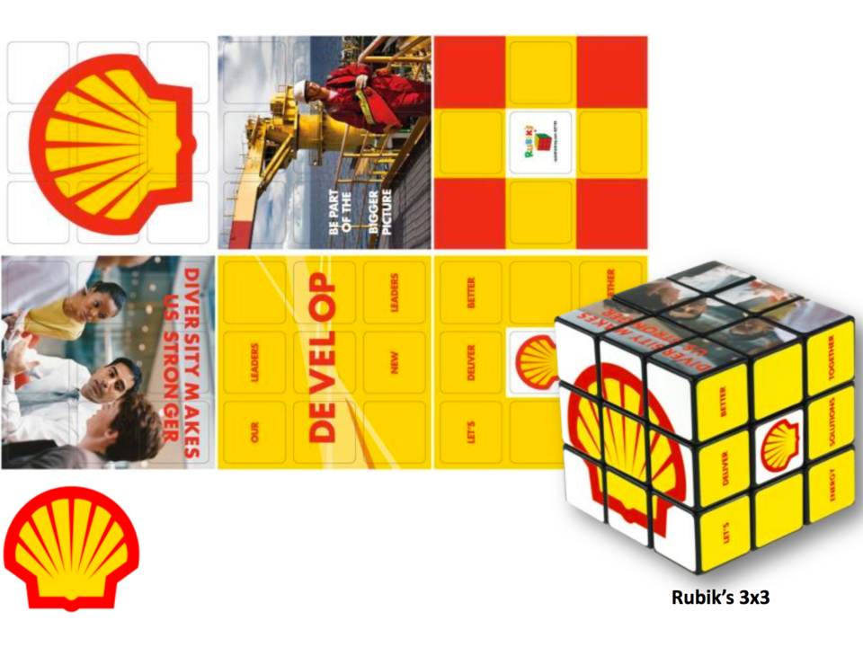 Rubik's Kubus 3x3 Sleutelhanger 3