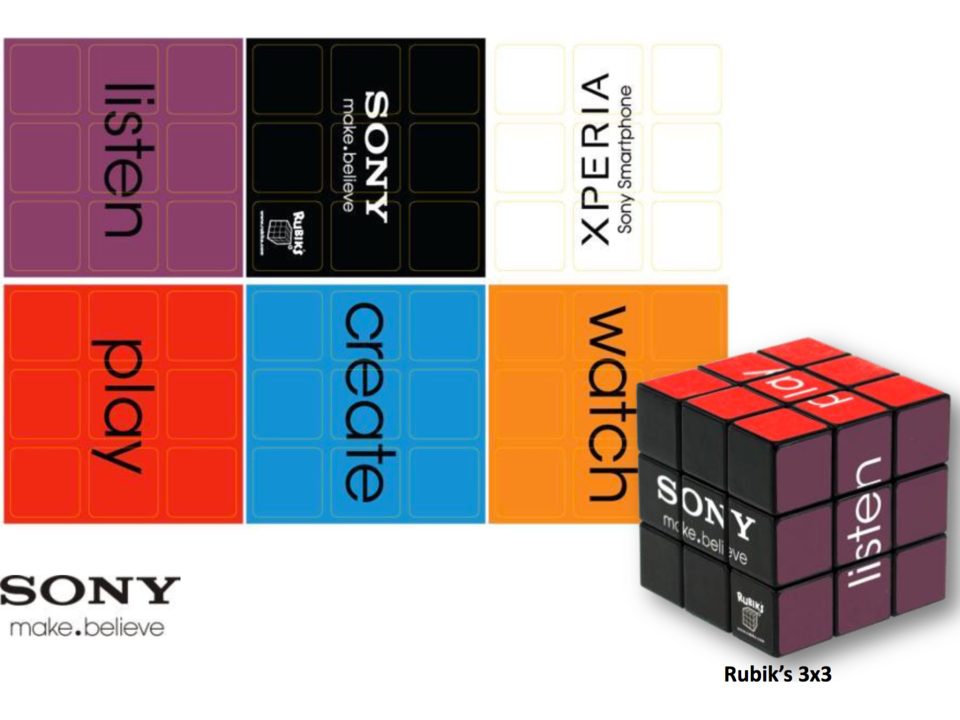 Rubik's Kubus 3x3 Sleutelhanger 6