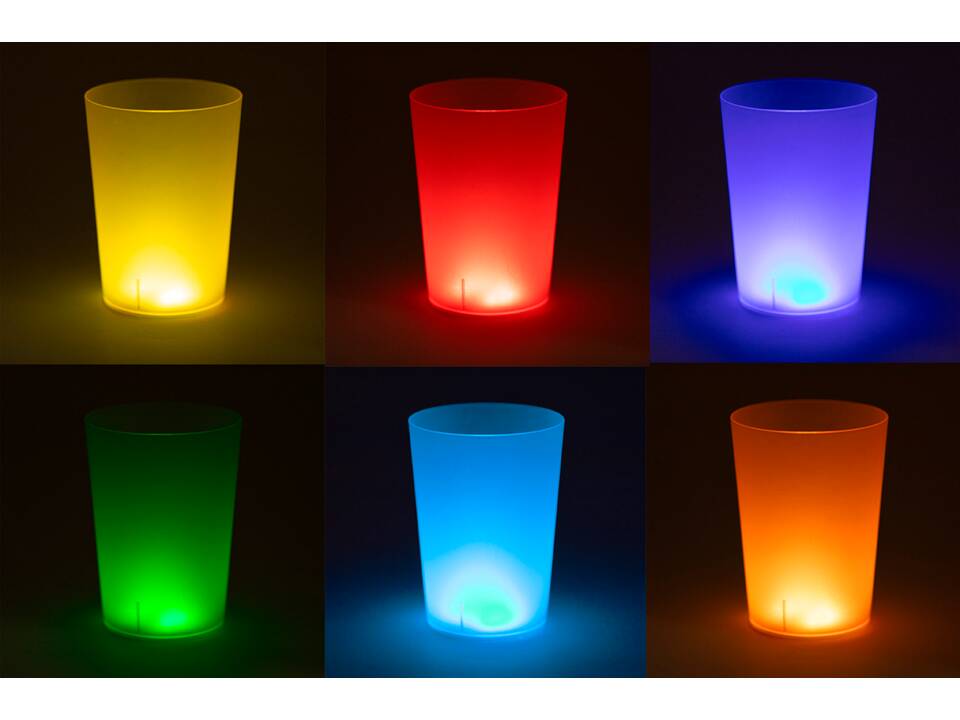 Lichtgevende Party onderzetters 6