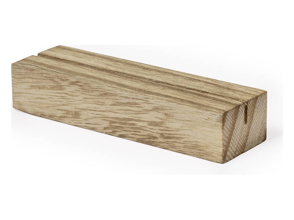 Menuhouder van hout 2