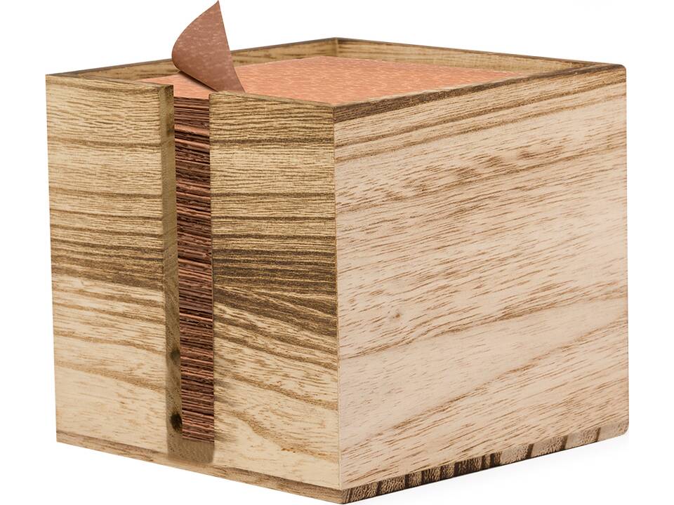 Eco servetten houder van hout 2