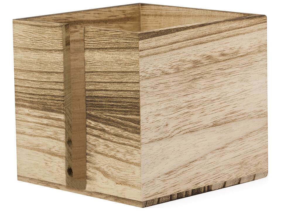 Eco servetten houder van hout 3