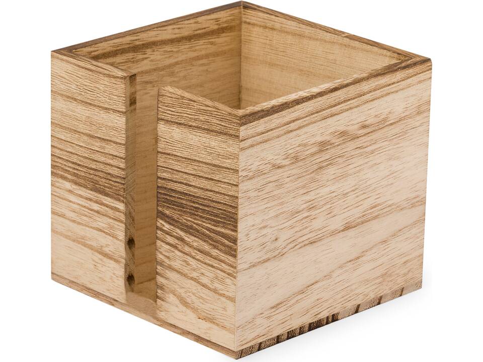 Eco servetten houder van hout 1