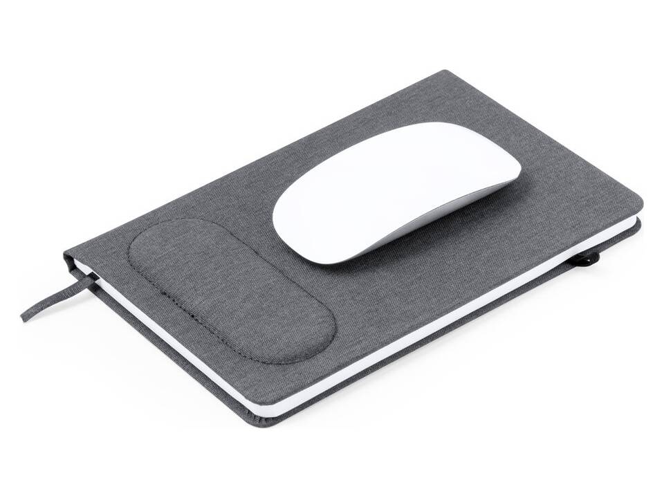 RPET notitieboek met geïntegreerde muismat 4