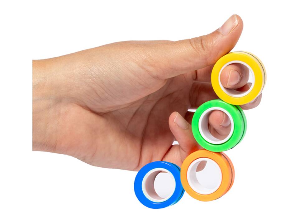 Anti-stress magneet ringen