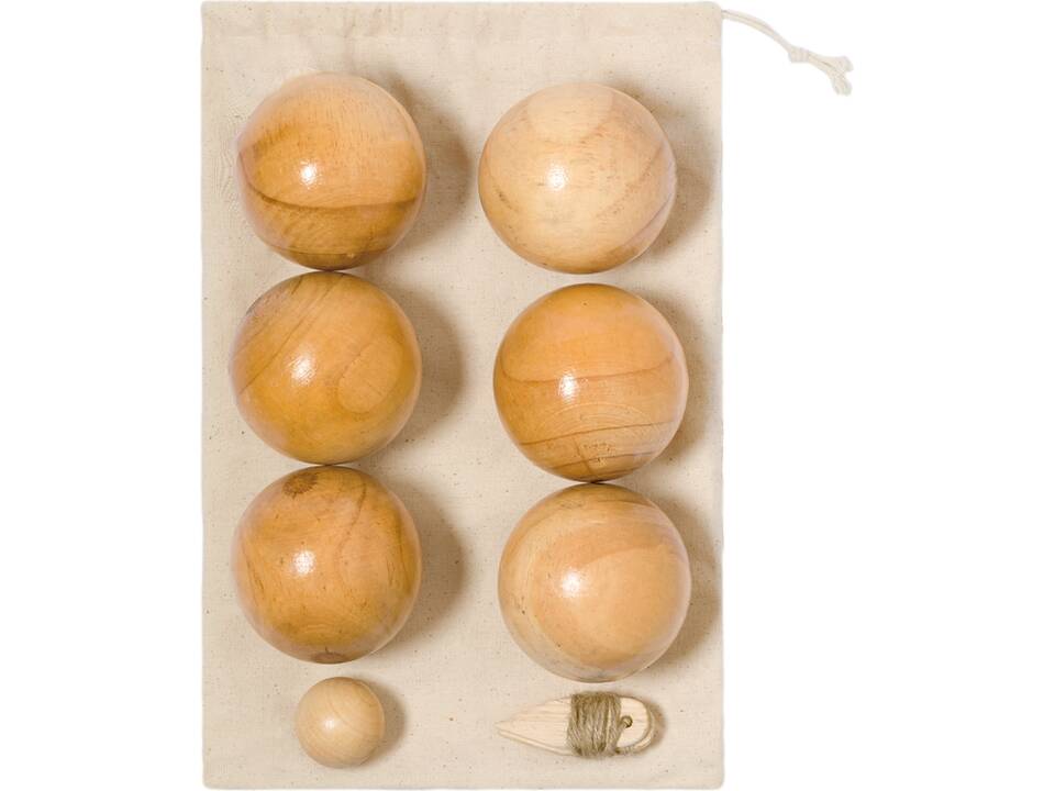 Houten petanque spel 7