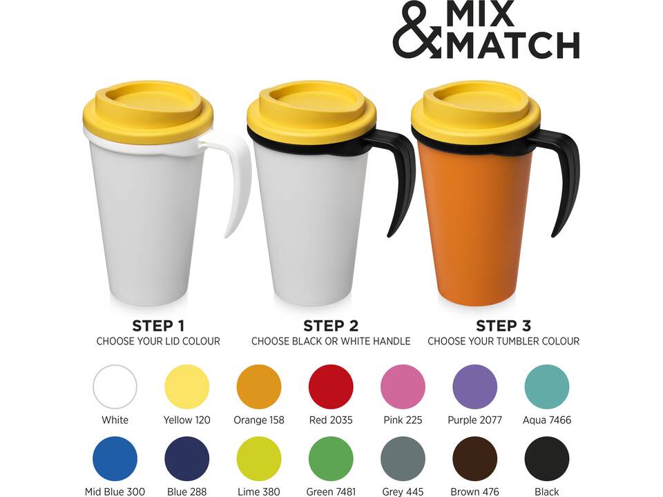 Americano grande geïsoleerde beker - 350 ml 55