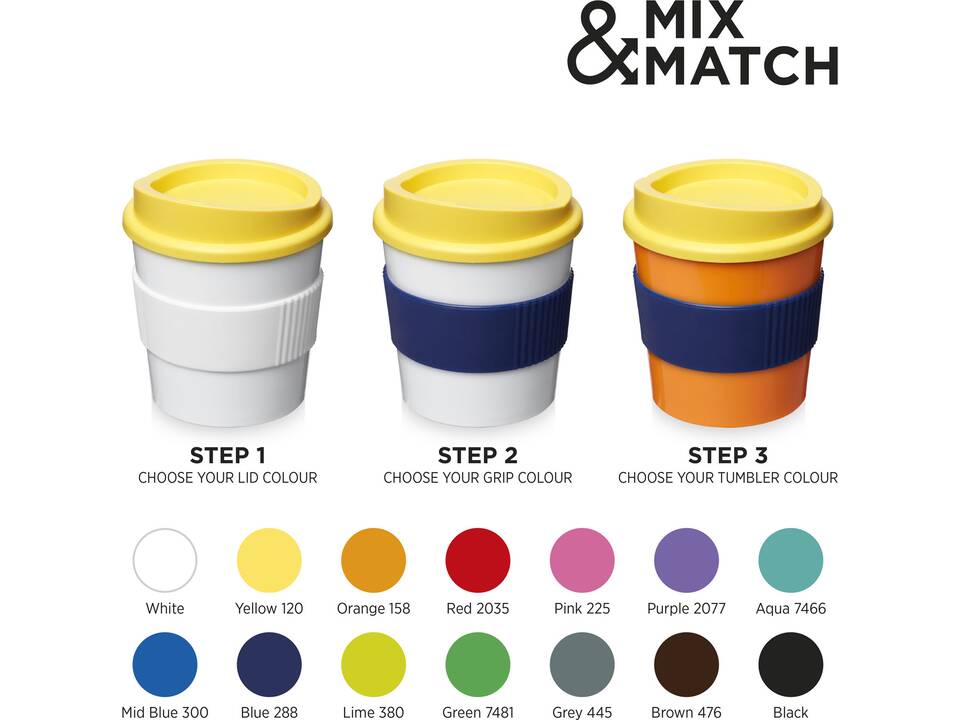 Americano primo beker met grip - 250 ml 27