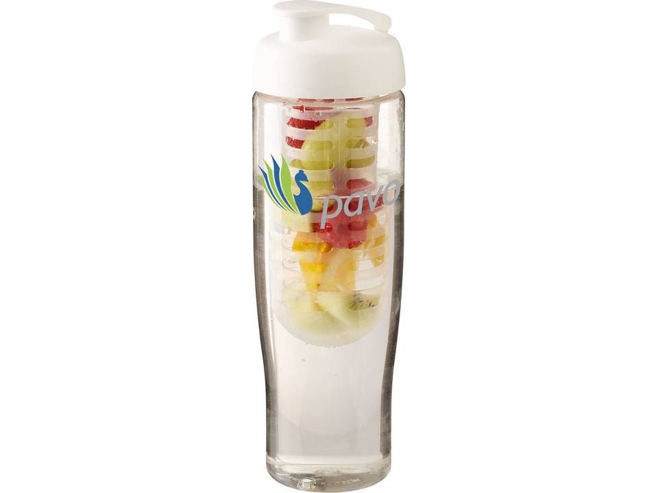 H2O Tempo sportfles en infuser met flipcapdeksel - 700 ml 1