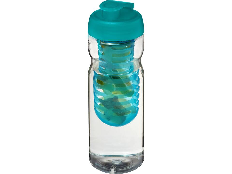 H2O Base sportfles en infuser met flipcapdeksel - 650 ml 17