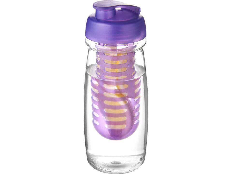 H2O Pulse® 600 ml sportfles en infuser met flipcapdeksel 32