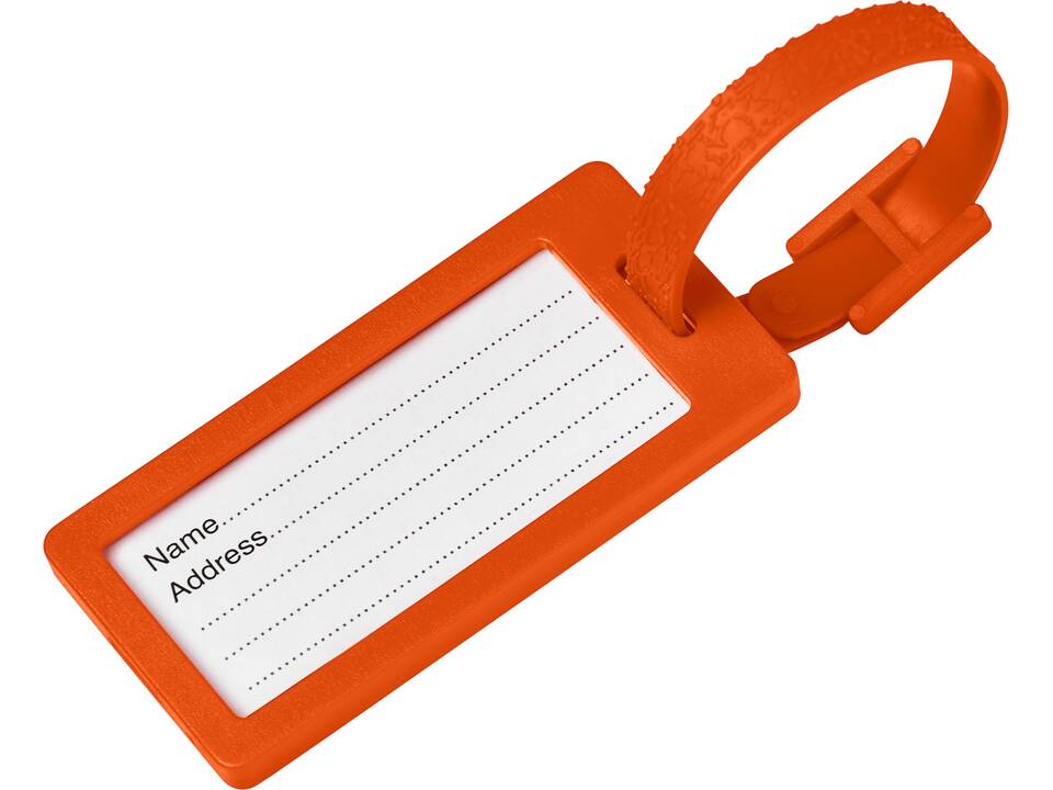 River gerecycled bagagelabel met venster 12