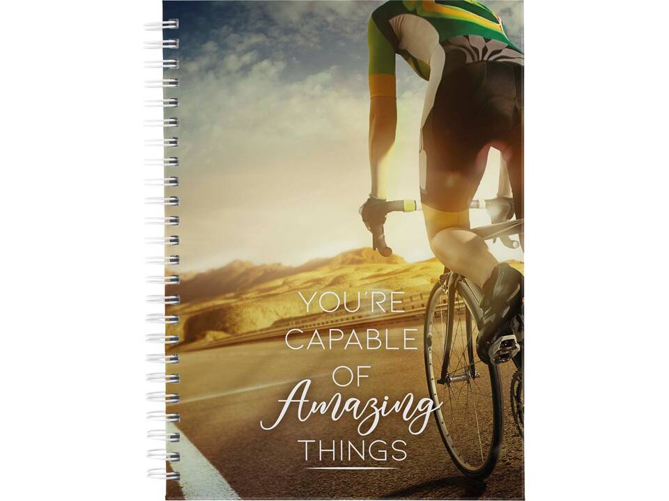 Desk-Mate® A5 ongedateerde agenda met harde kaft 1