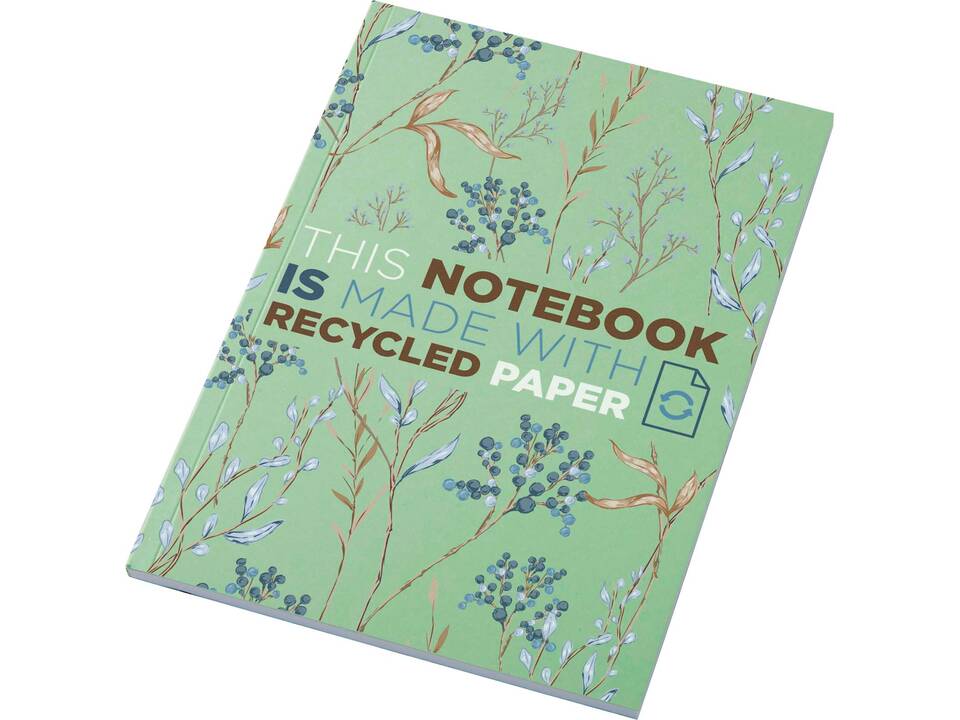 Novella Austen A5 gerecycled notitieboek met zachte cover, 50 vellen 18
