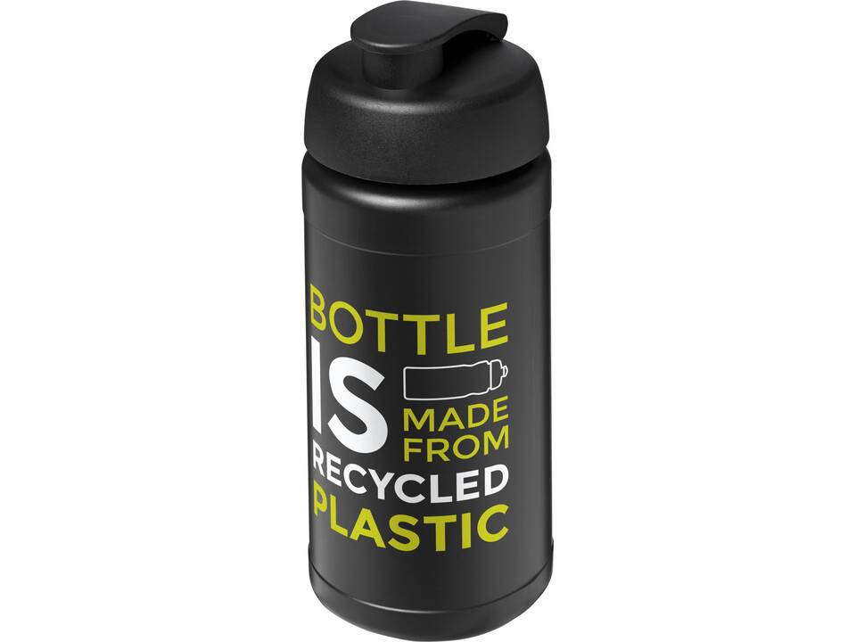 Baseline 500 ml gerecyclede drinkfles met klapdeksel 21