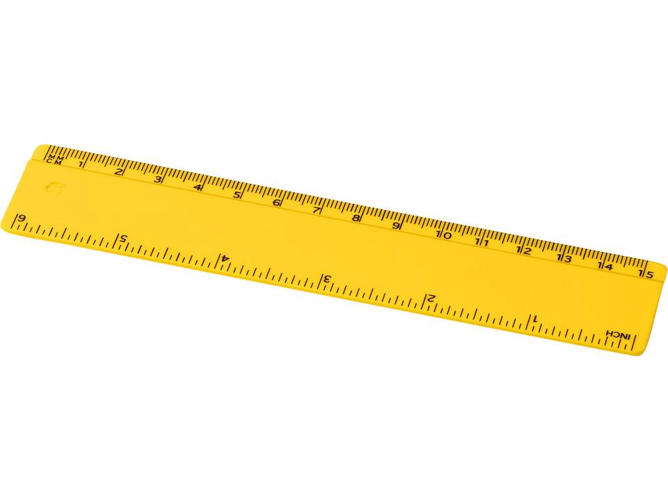 Refari liniaal van 15 cm van gerecycled plastic 4