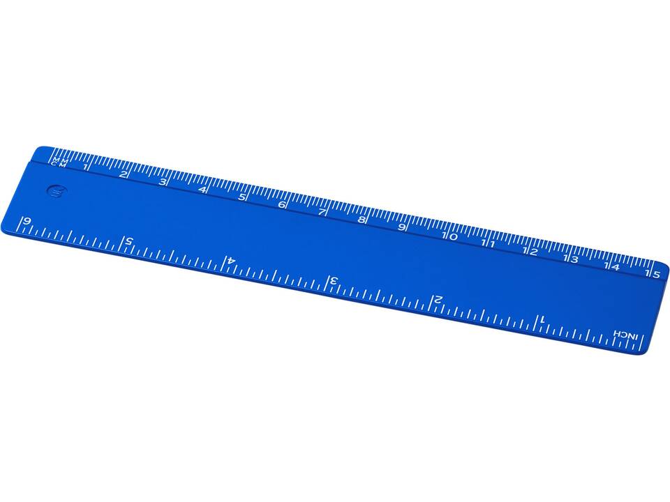 Refari liniaal van 15 cm van gerecycled plastic 12
