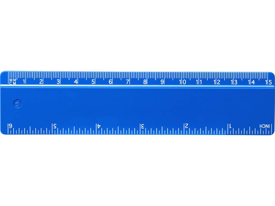 Refari liniaal van 15 cm van gerecycled plastic 14