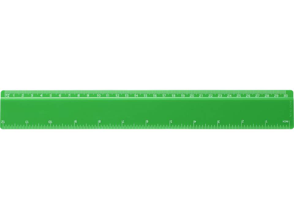 Refari liniaal van 30 cm van gerecycled plastic 18