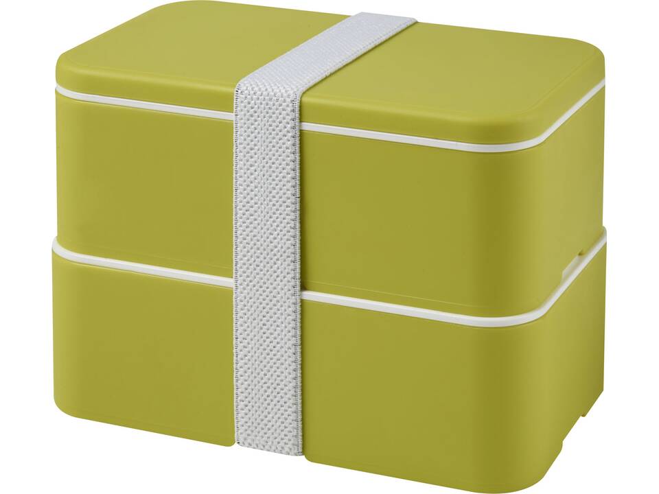 MIYO dubbellaagse lunchtrommel 28