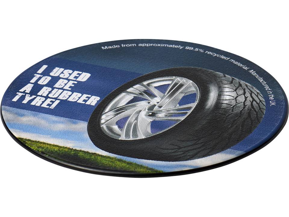 Eco Tyre onderzetters rond 4