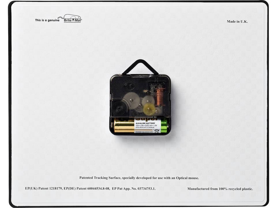 Rechthoekige Eco wandklok Full Colour 3