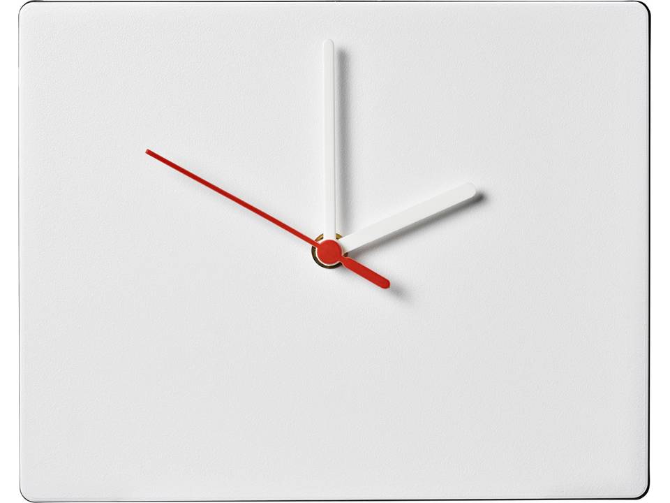 Rechthoekige Eco wandklok Full Colour 2