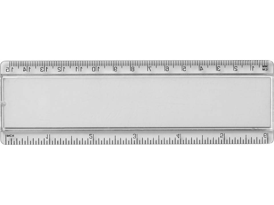 Liniaal met inlay voor personalisatie 15 cm 2