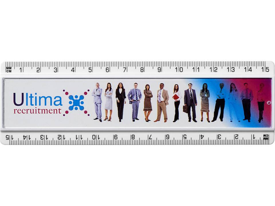 Liniaal met inlay voor personalisatie 15 cm 4