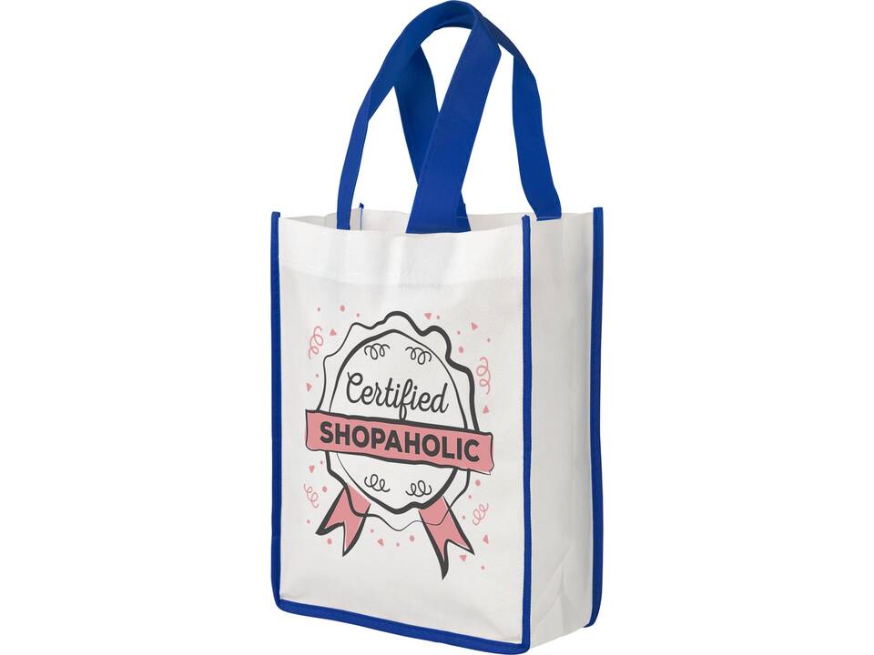 Small contrast non woven boodschappentas 3
