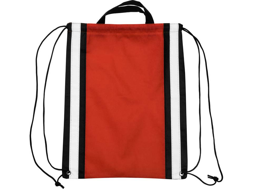 Reflective non woven rugzak met trekkoordsluiting 13