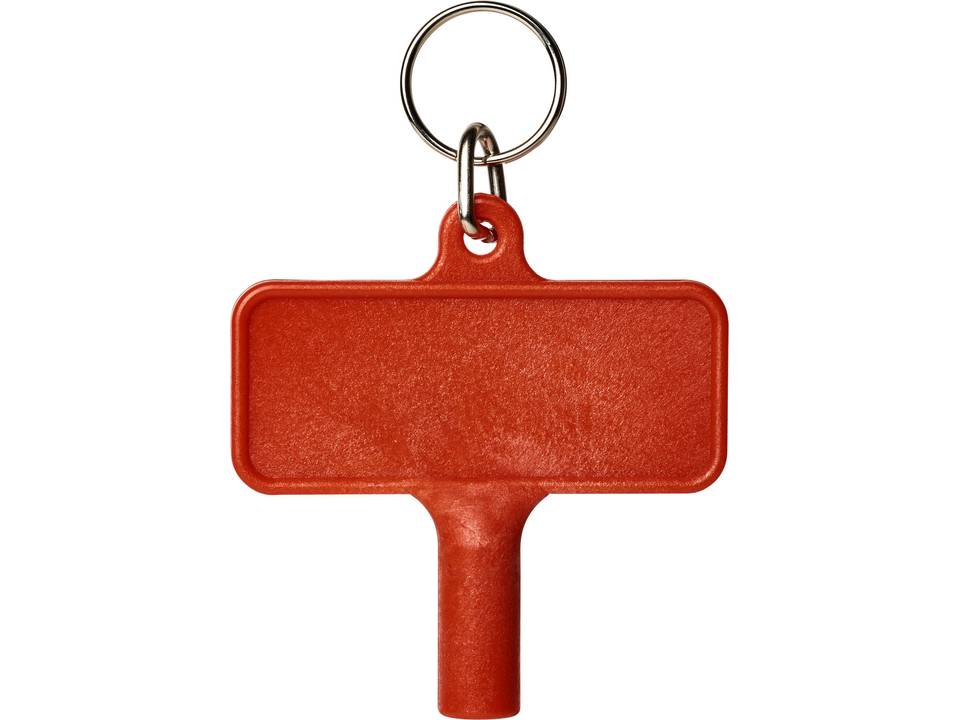 Radiator sleutel met sleutelhanger 9