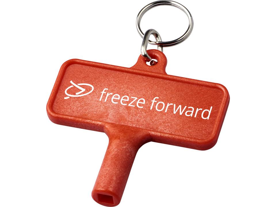 Radiator sleutel met sleutelhanger 8