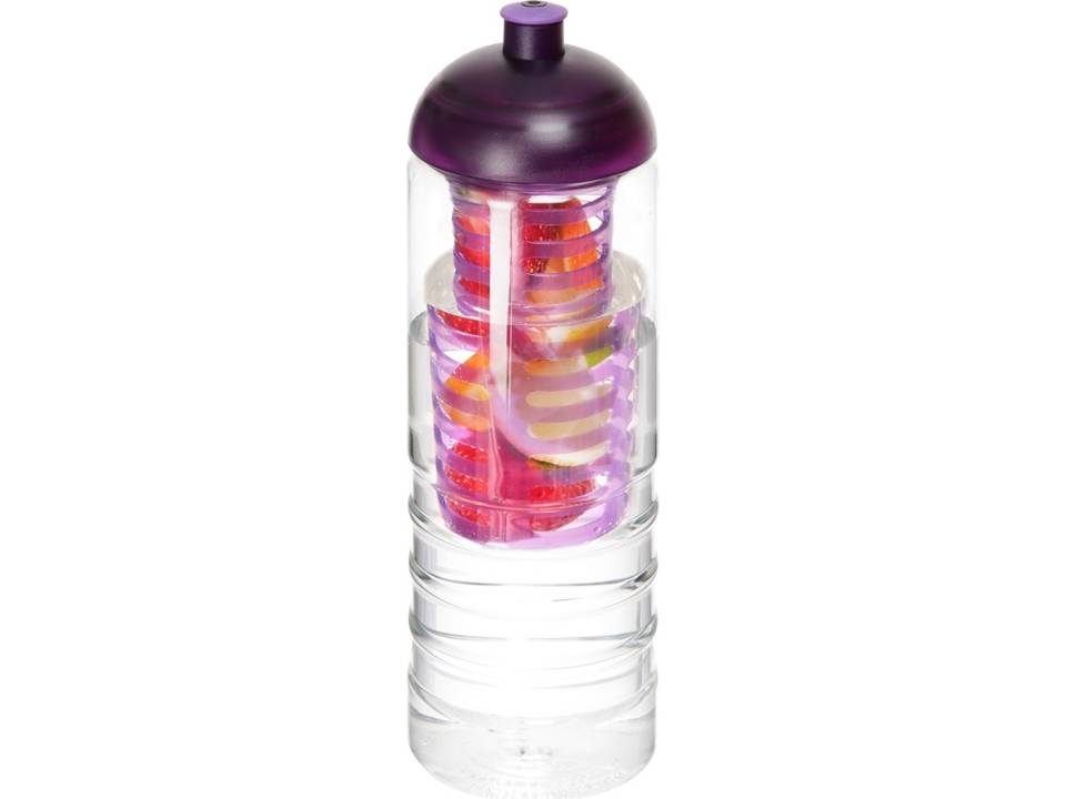 H2O Treble drinkfles met infuser en koepeldeksel - 750 ml 10