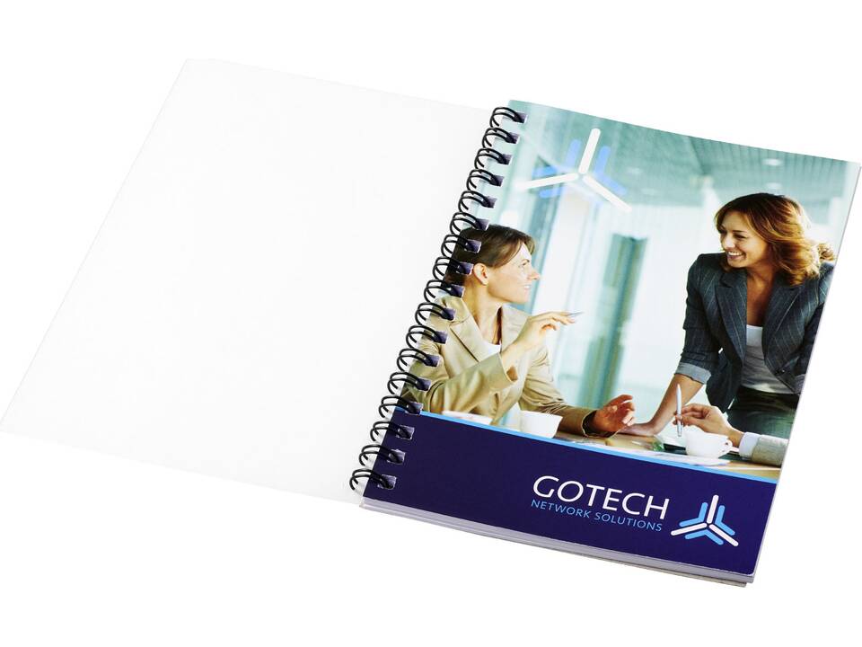 Desk-Mate® A6 wire-o notitieboek met PP-omslag 12