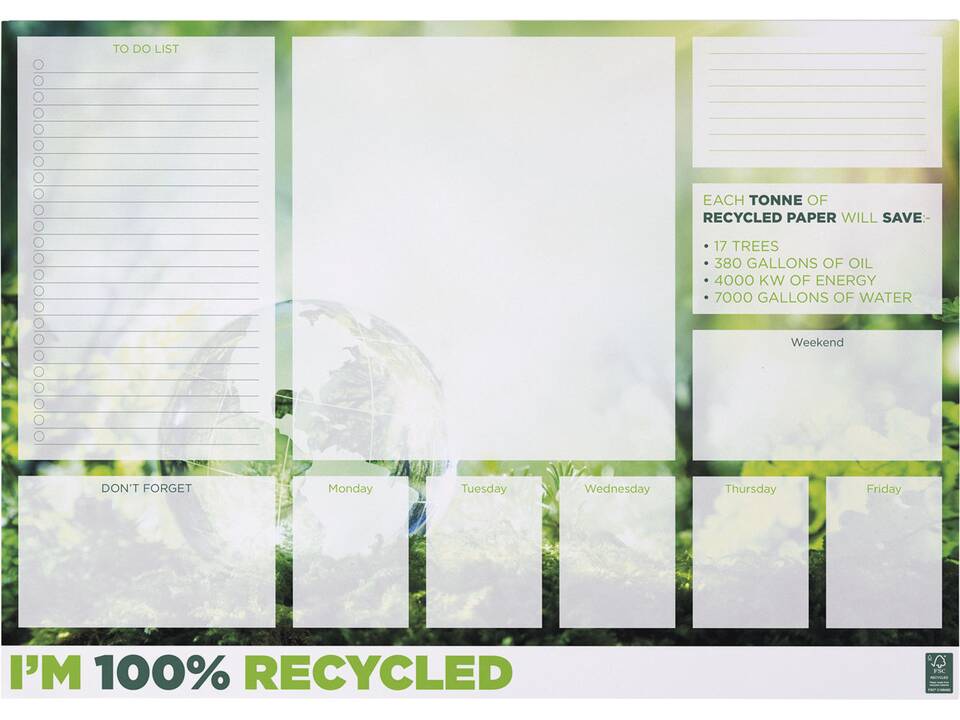 Desk-Mate® gerecycled A2 kladblok 2