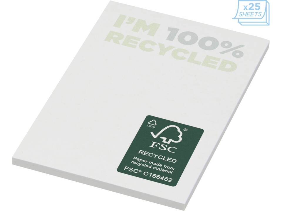 Sticky-Mate® gerecyclede sticky notes 50 x 75 mm 23