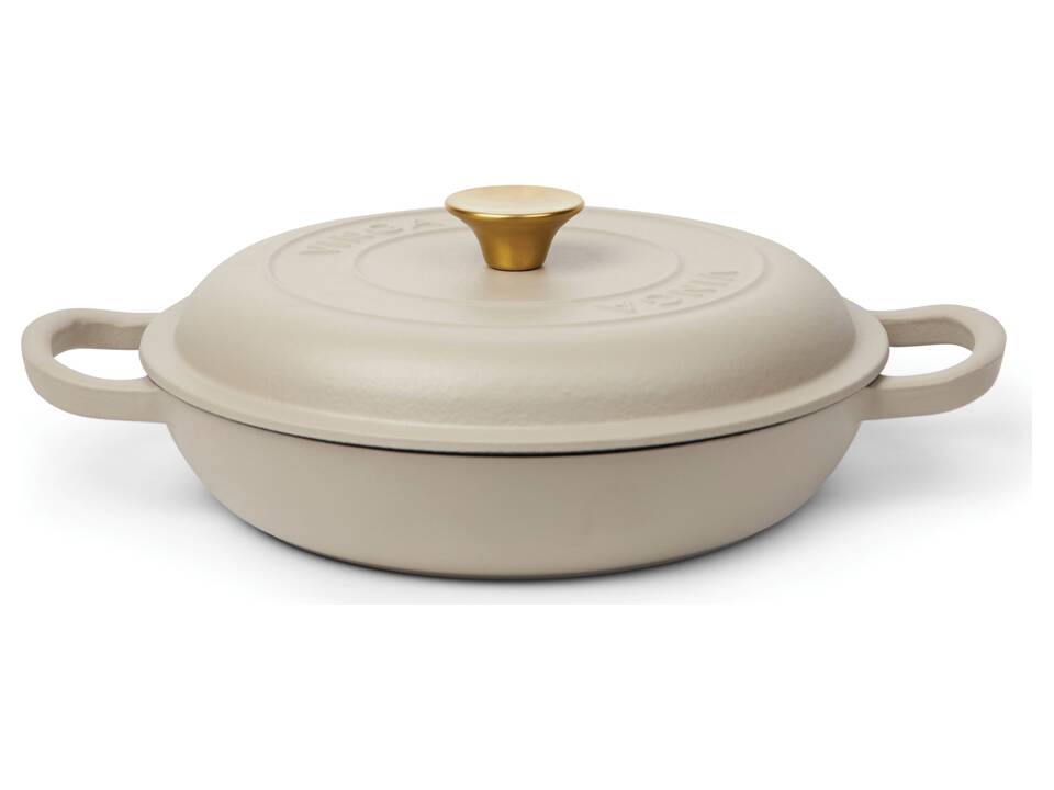 VINGA Monte geëmailleerde gietijzeren sauteerpan 11