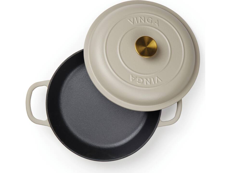 VINGA Monte geëmailleerde gietijzeren sauteerpan 14