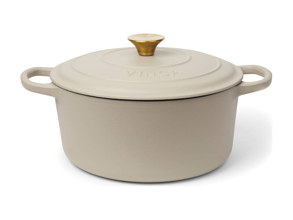 VINGA Monte geëmailleerde gietijzeren pan 5,5L 8