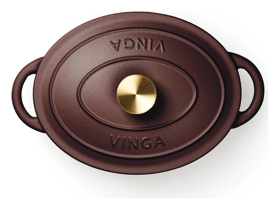 VINGA Monte geëmailleerde gietijzeren pan 3,5L 17