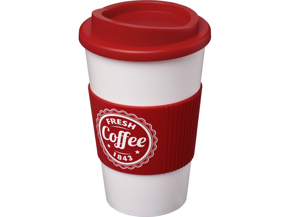 Geïsoleerde beker met gekleurde grip - 350 ml 5